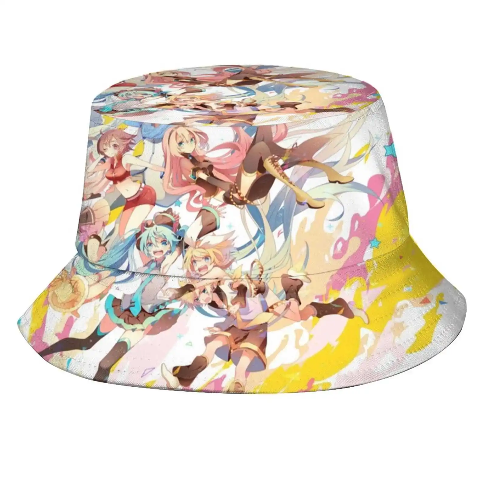 anime-vocaloid-style-fisherman-hat-bone-de-sol-balde-chapeus-hatsune-miku-cancao-cantar-rin-len-gumi-luka-kaito-meiko