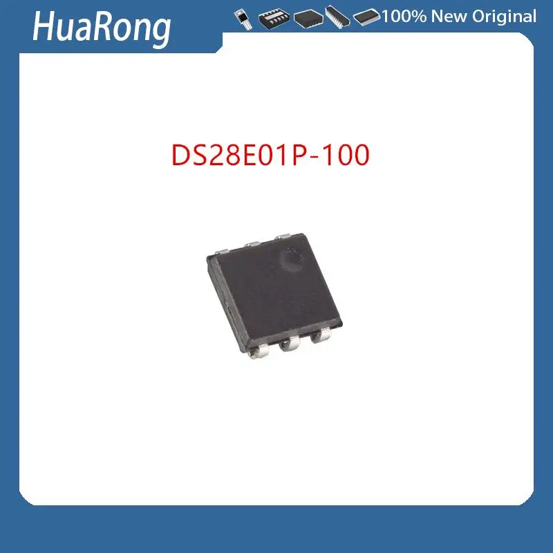 10Pcs/Lot  DS28E01P-100 DS28E01 DS28E01P TSOC-6