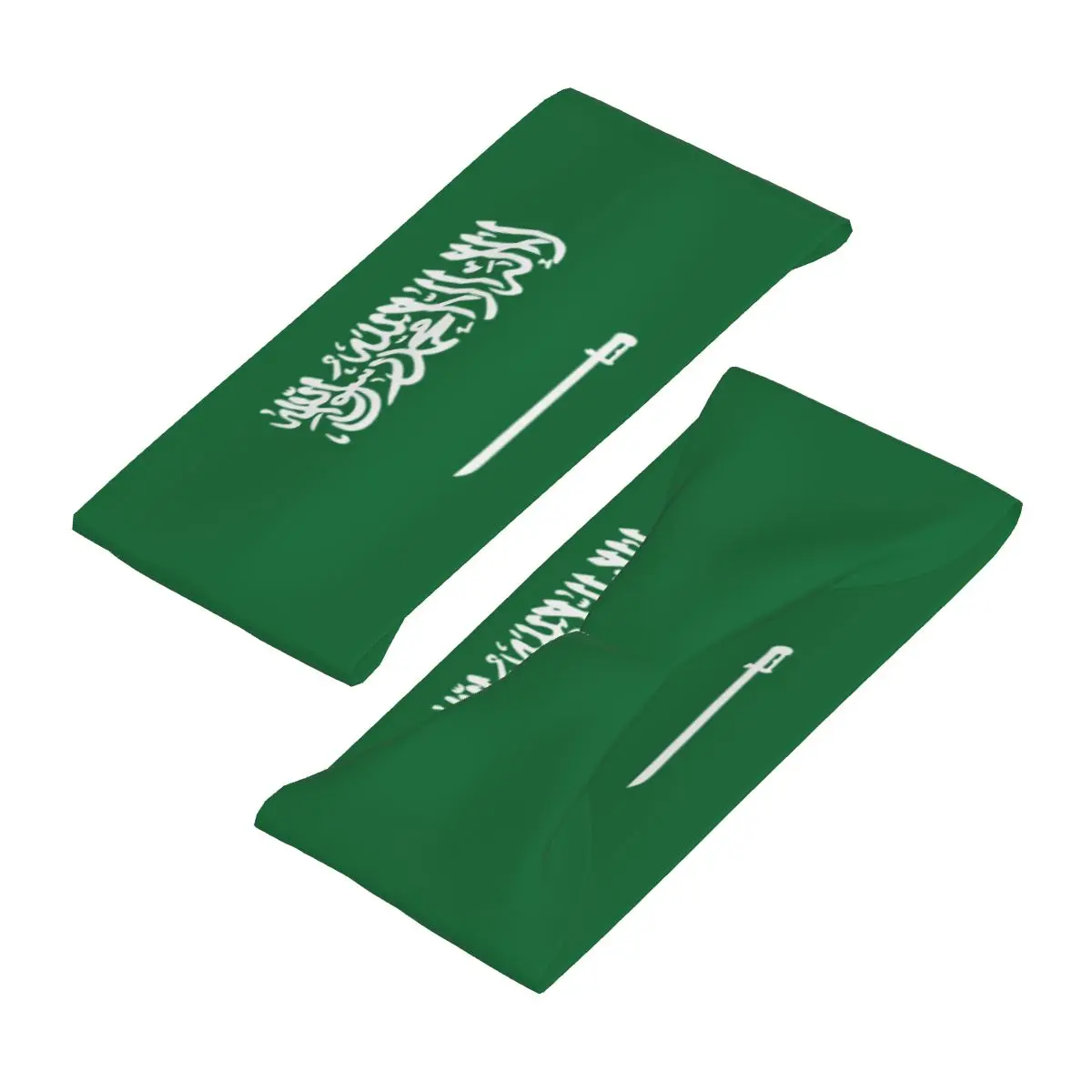 Sports Sweatband Breathable Headband Sweat Hair Head Band Saudi Arabia Flag Yoga Headband