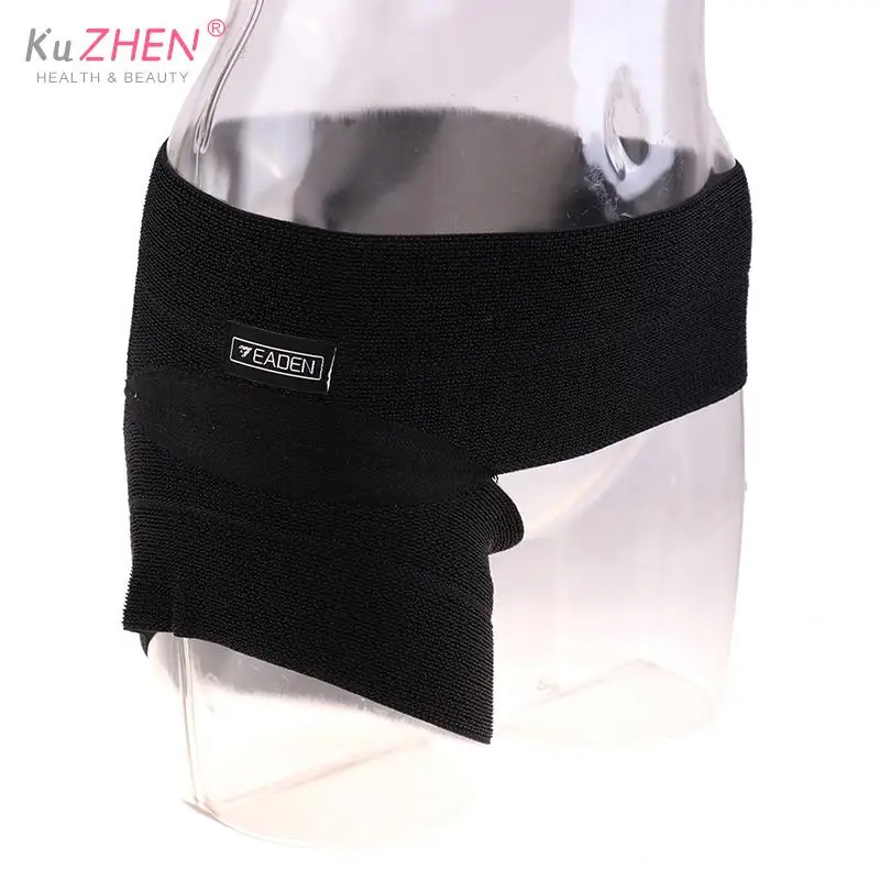 Black Groin Support Compression Brace For Hip Sciatica Nerve Pain Relief Thigh Joints Arthritis Groin Wrap Brace Protector Belt