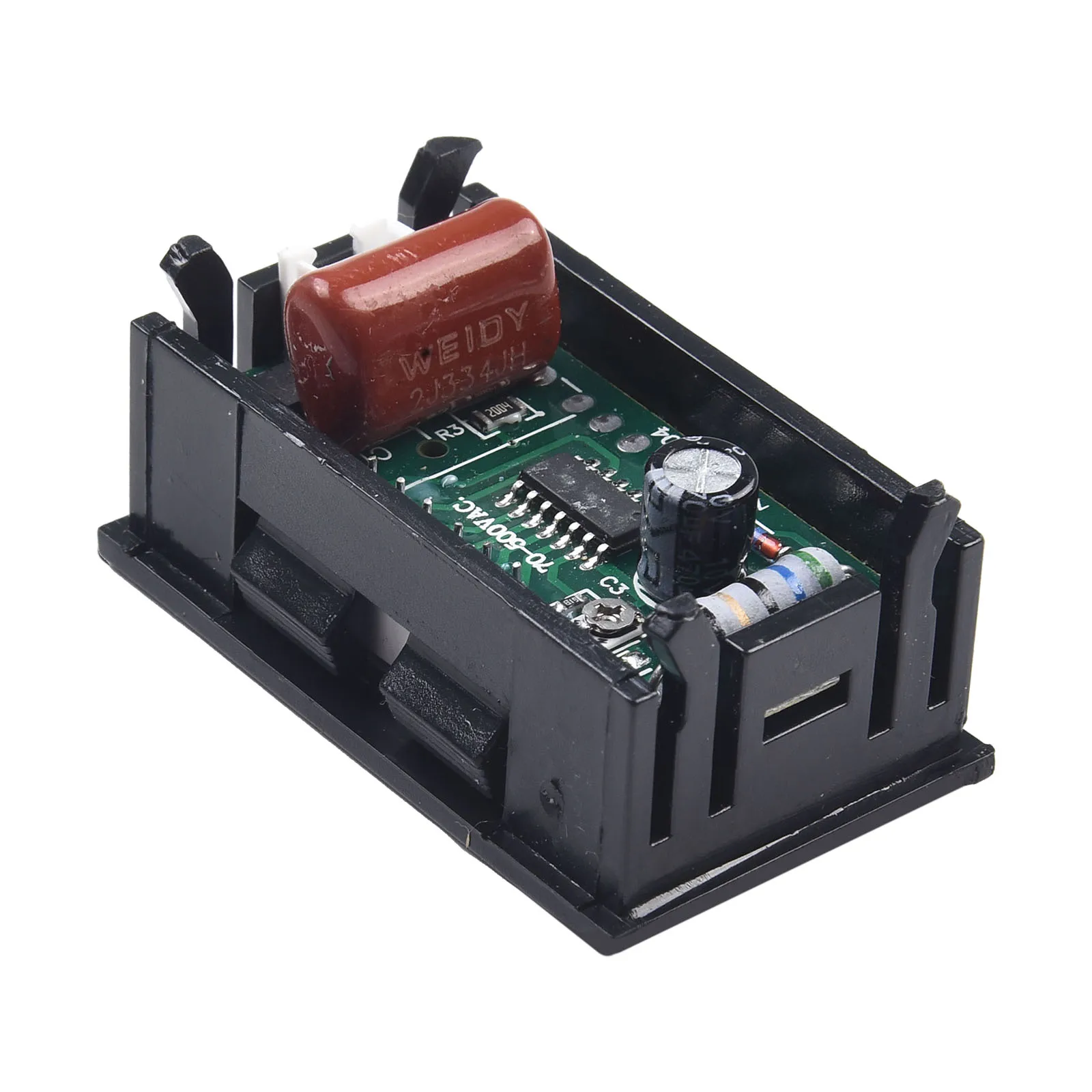 1PC AC70V-500V voltmetro digitale a LED a 2 linee misuratore di tensione 0.56 pollici LED Digital Volt strumento strumento Display rosso blu verde