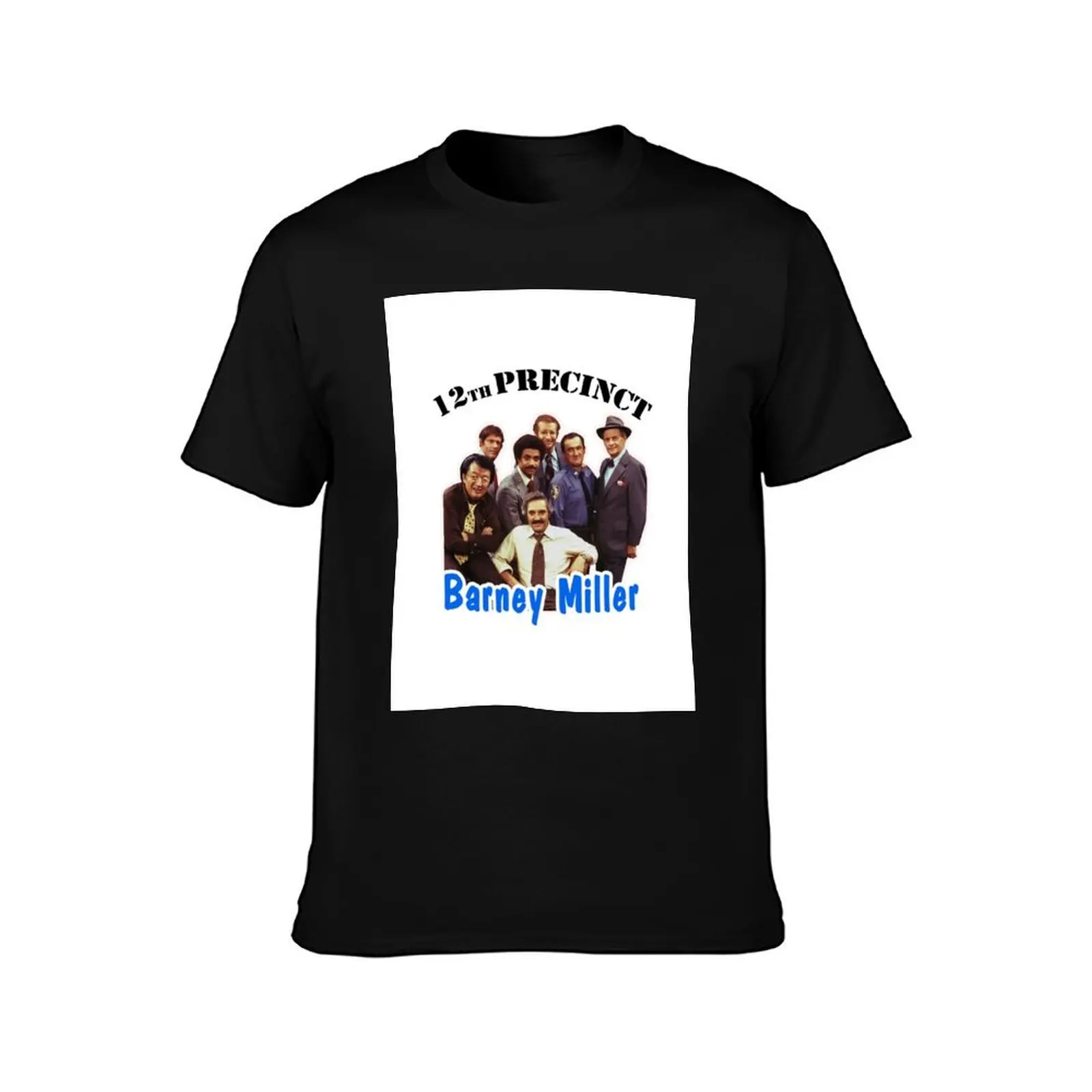 12th Precinct Barney Miller Cast Graphic T-Shirt Summer Casual Cotton Tee Oversized Streetwear Tops Vintage Graphic Print