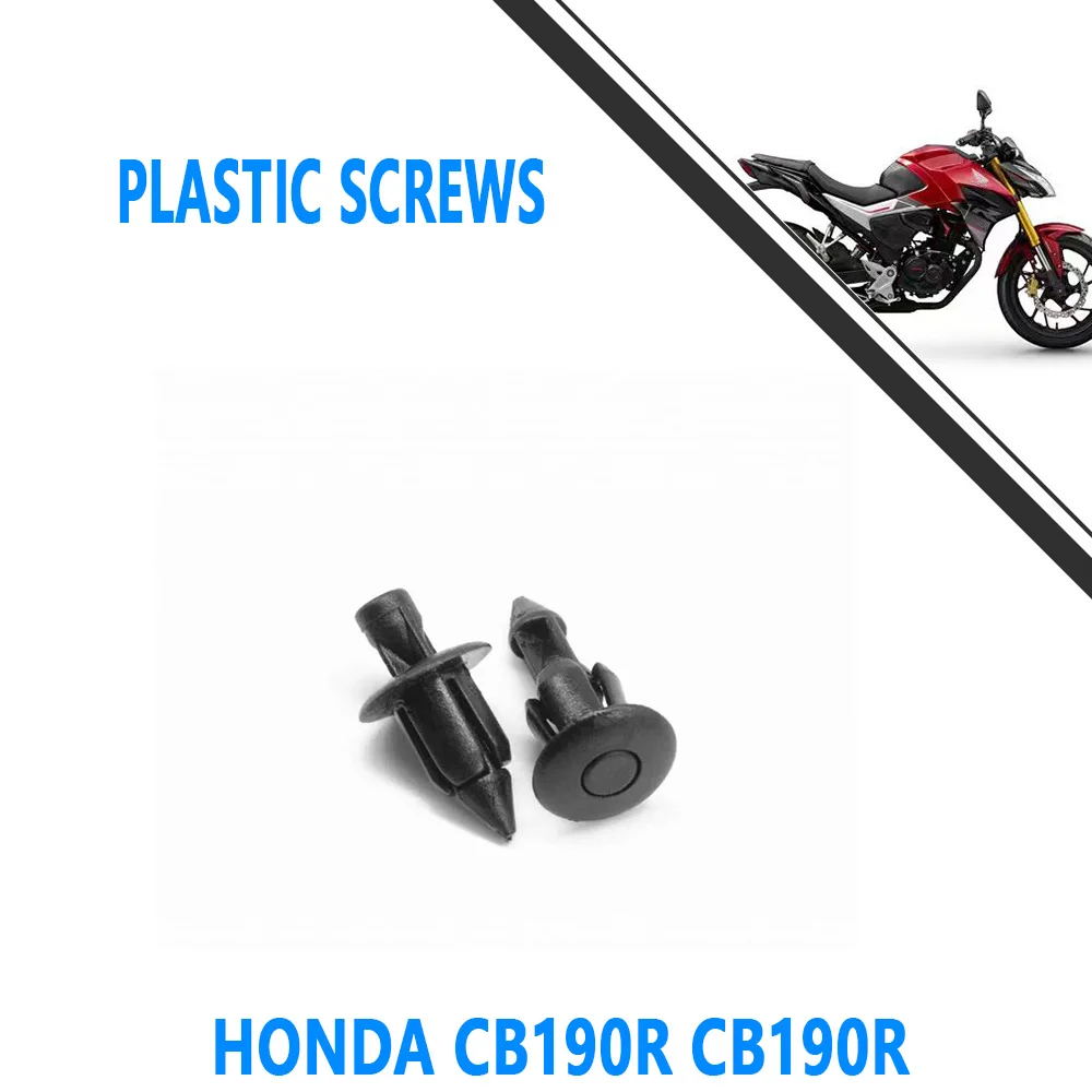 Para Honda CB190R cb190r storm eye CB190R tornillos de plástico empuja y insertos 10 remaches.