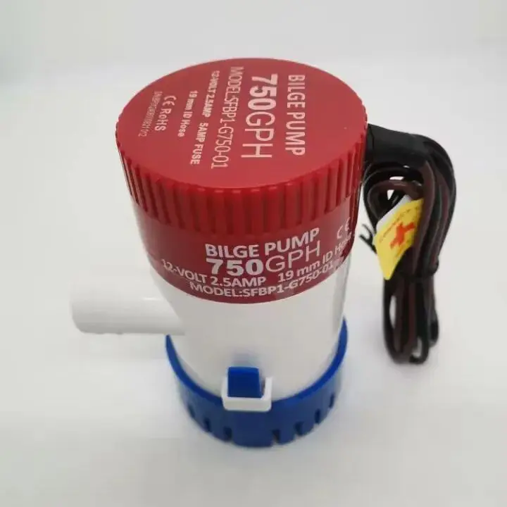 

SFBP1-G1100-01 1100GPH Трюмный насос 12V с высоким расходом погружной, используемый в садовом двигателе самолета