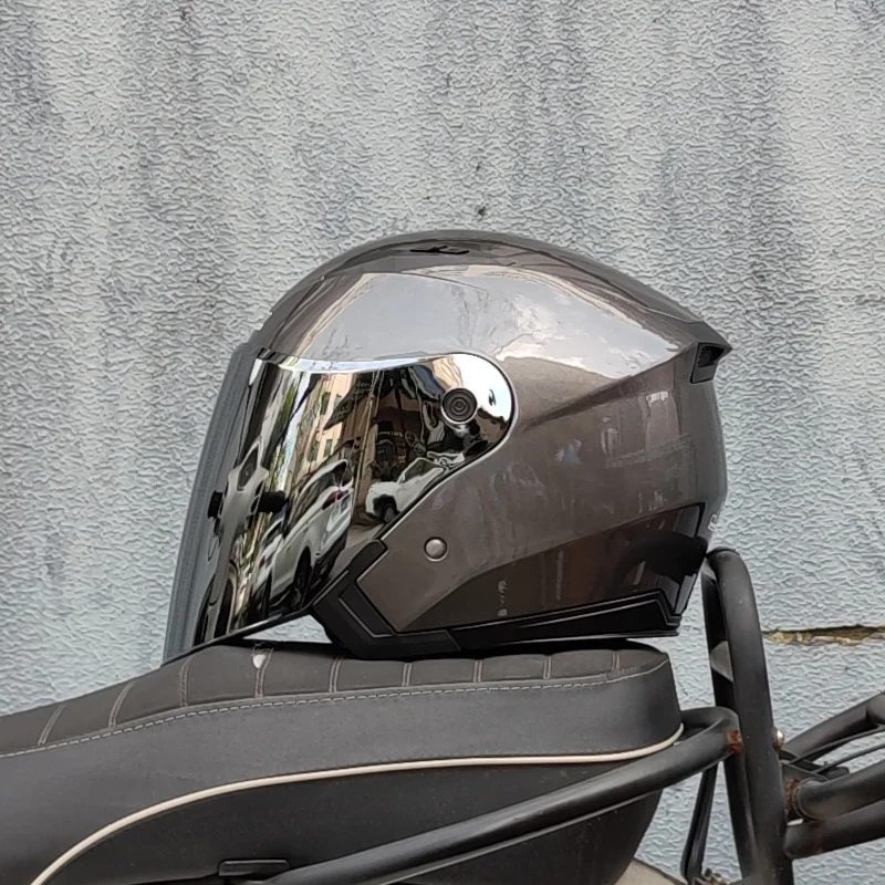 خوذة دراجة نارية مزدوجة العدسة للذكور والنساء ، أربعة مواسم ، Cascos Para Moto