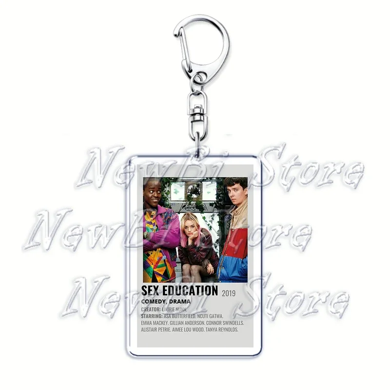 Popular ClassicTV Show Keychains Friends Mean Girls Pendant Keyring for Accessories Bag Key Chain Ring Jewelry Gifts