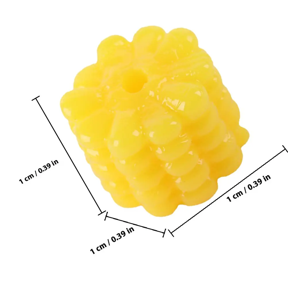 20Pcs Mini Corn Shape Stretchy Decompression Stress Relief Household Squeeze Sensory Vegetable Pressure Relief