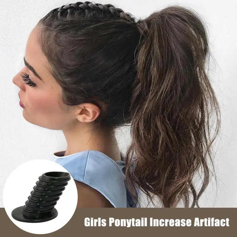 Fashion Elegant Women Ponytail Increase Artifact Ladies Girls Hair Styling Braid Tool DIY Hair Thickening Pad Accessories