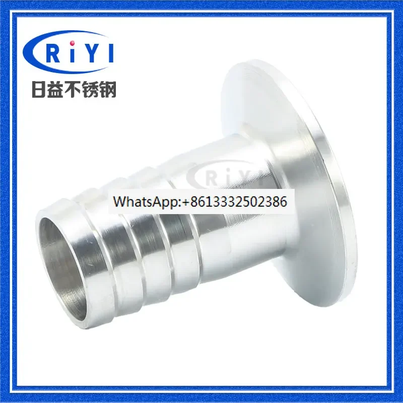 304 sanitary grade quick fitting leather pipe joint, stainless steel clamp type hose, Green Tower chuck water nozzle food