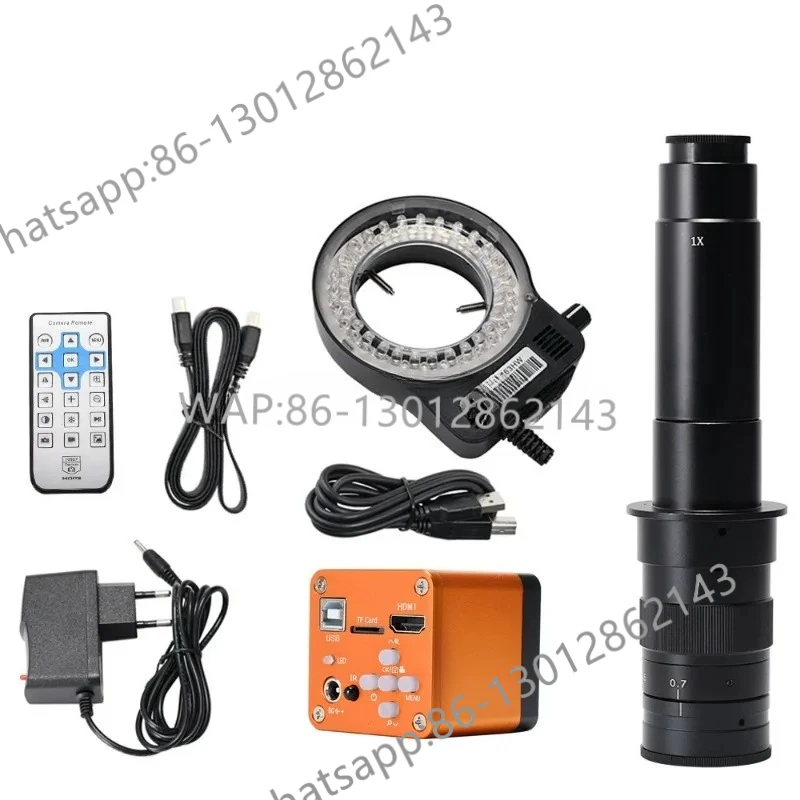 

Высокое разрешение HDMI электронный видеомикроскоп ремонт мобильных телефонов измерение оптические аксессуары комбинация линз