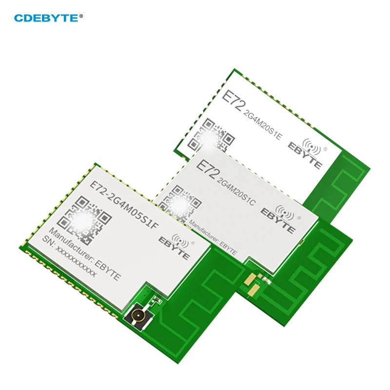 CC2674P10 2.4GHz Zigbee Wireless Module 20dBm CDEBYTE E72-2G4M20S1C BLE SoC Module PCB Antenna Small Size Support Multi Protocol