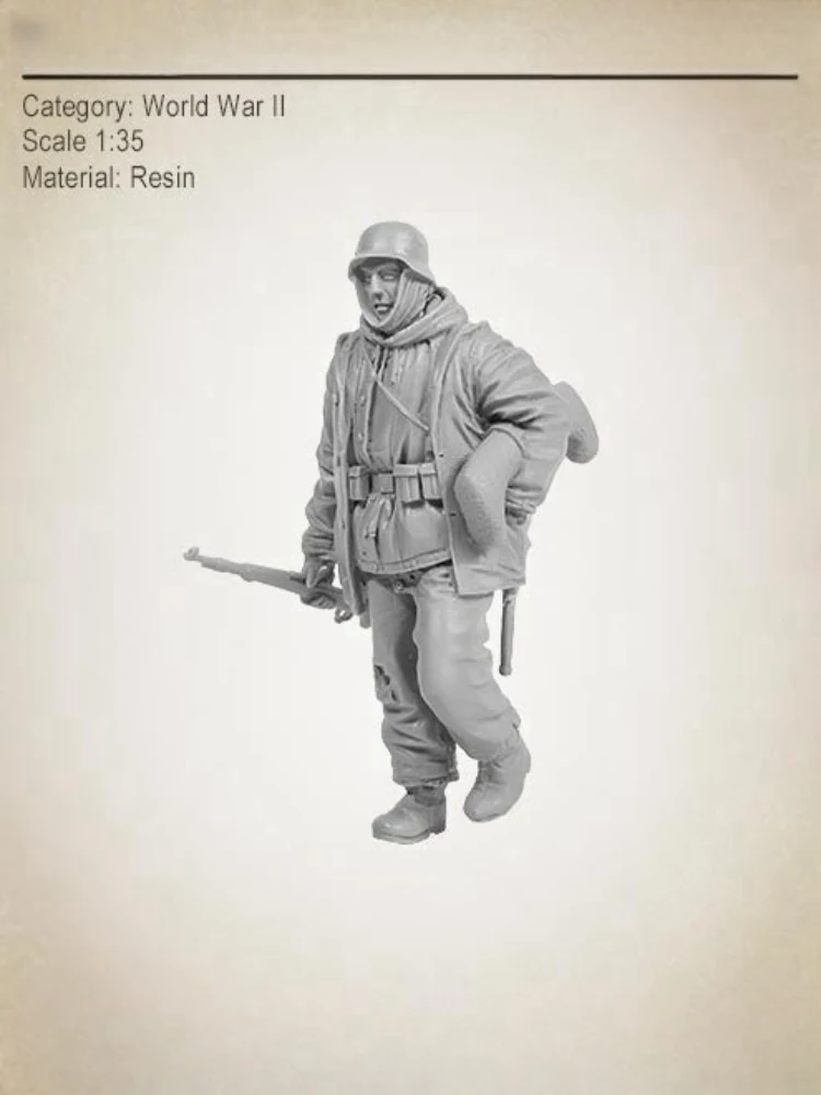 1/35 Resin Figure unpainted model Kit, German soldier, unassembled and unpainted GK,1108R