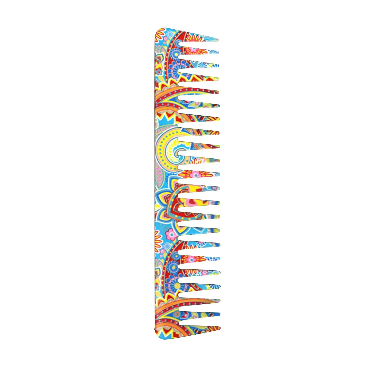 Durable Barber Comb Washable Detangler Comb Salon Reusable ABS No Static Brush for Teasing All Hair Types Parting Back Combing