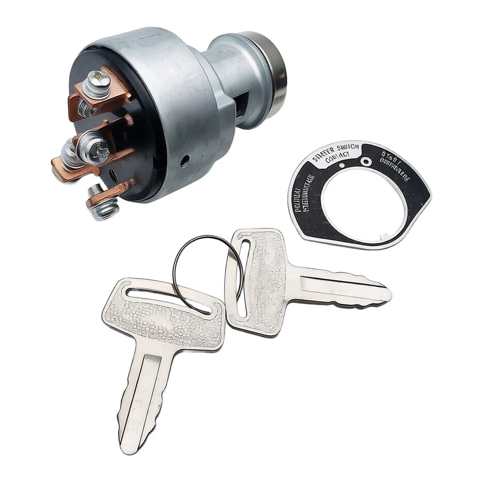 Replacement Ignition Switch for Kubota Diesel & Gas Lawnmower Models 1E01363590 with Enhanced Security Options