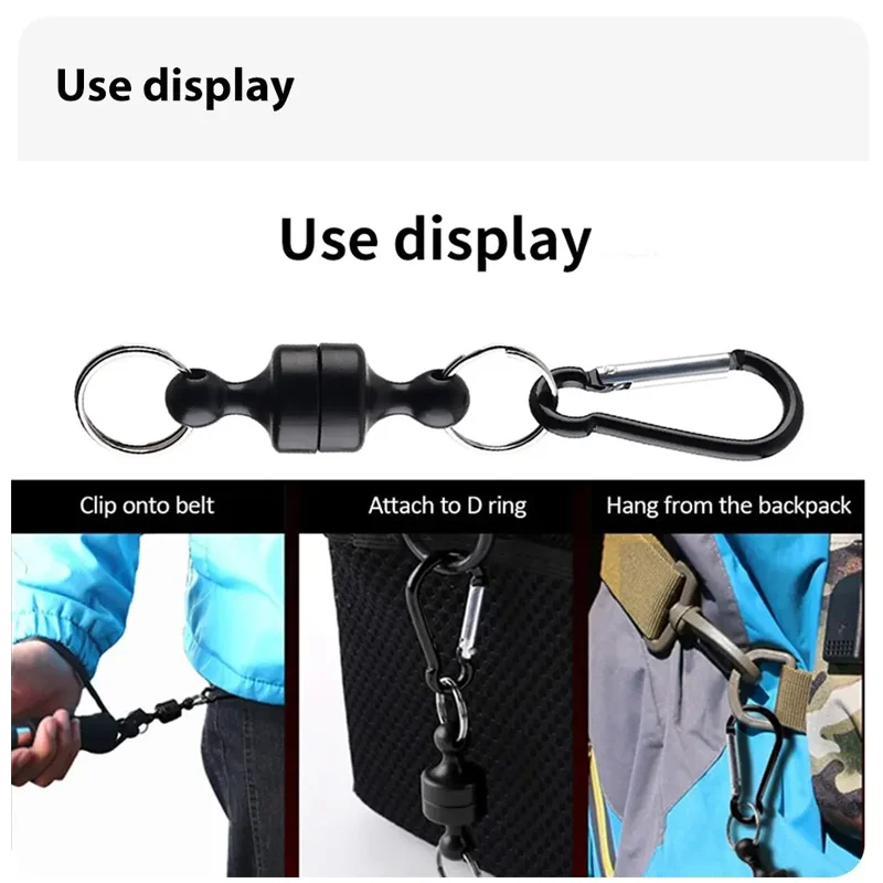 Fishing Hanging Buckle Magnetic Buckle Fast Hanging Buckle Wireless Lost Rope Tent Canopy Mountaineering Buckle Magnetic Hook image 5