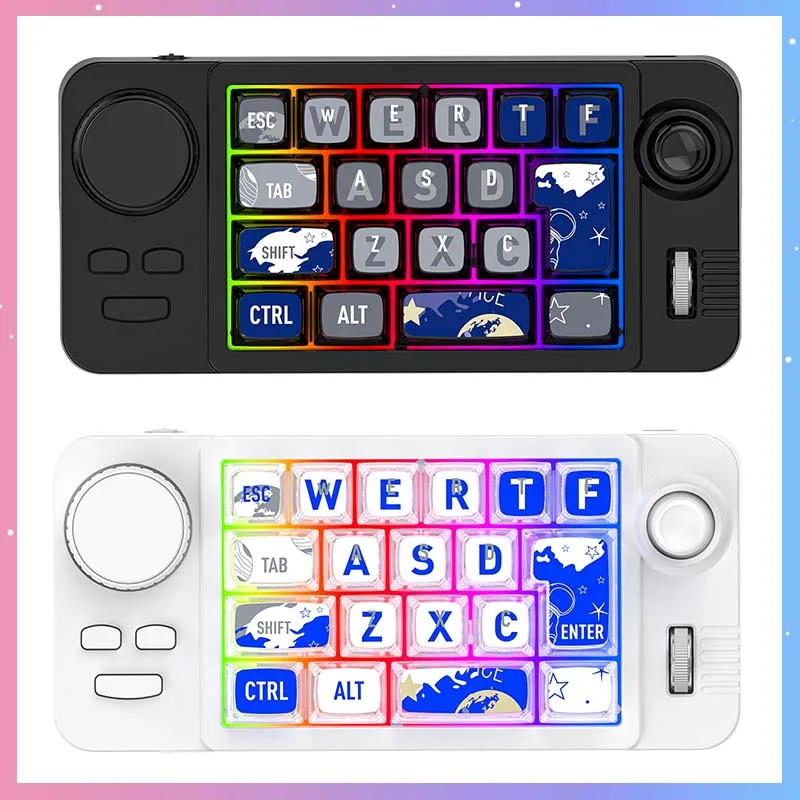 gaming-keyboard-w911-wireless-tri-mode-mechanical-keyboard-rgb-light-hot-swap-macro-definition-joystick-computer-office-keypad