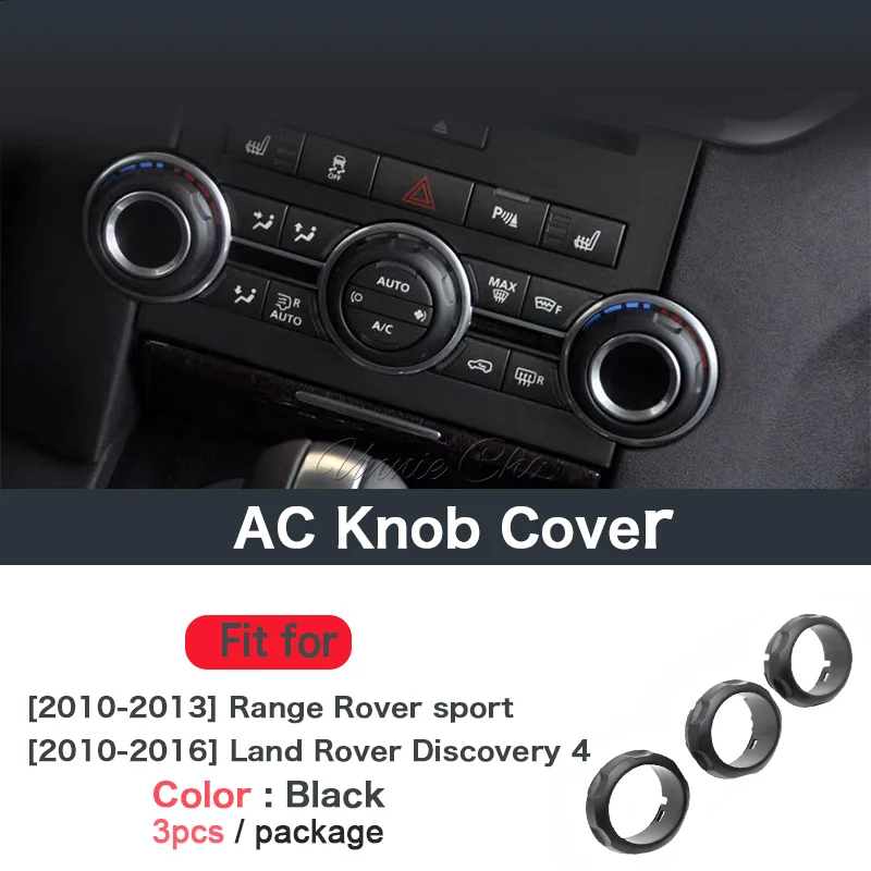 Klimaanlagen-Bedienknopf für Range Rover Sport L320, Zubehör, Lautstärkereglerverkleidung für Land Rover Discovery 4, LR4-Abdeckung – Detail 10
