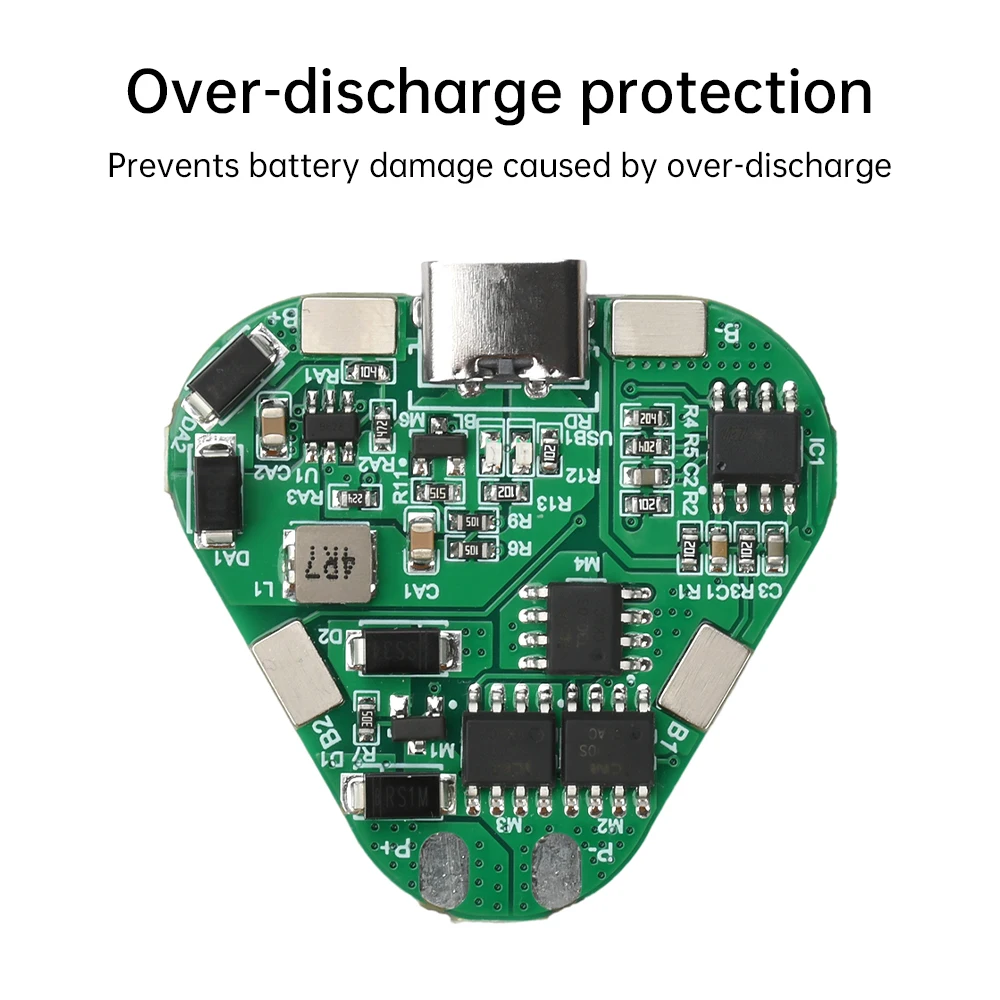 12V 3S 20A tipo C puerto de carga 18650 Placa de protección de batería de litio 2,7 V 4,25 V protección contra descargas Li-ion BMS PCM PCB