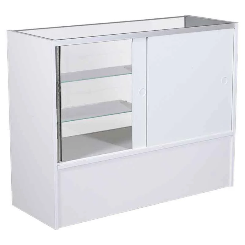 custom.Factory Hot Sell  48 inch Full Showcase White Showcase