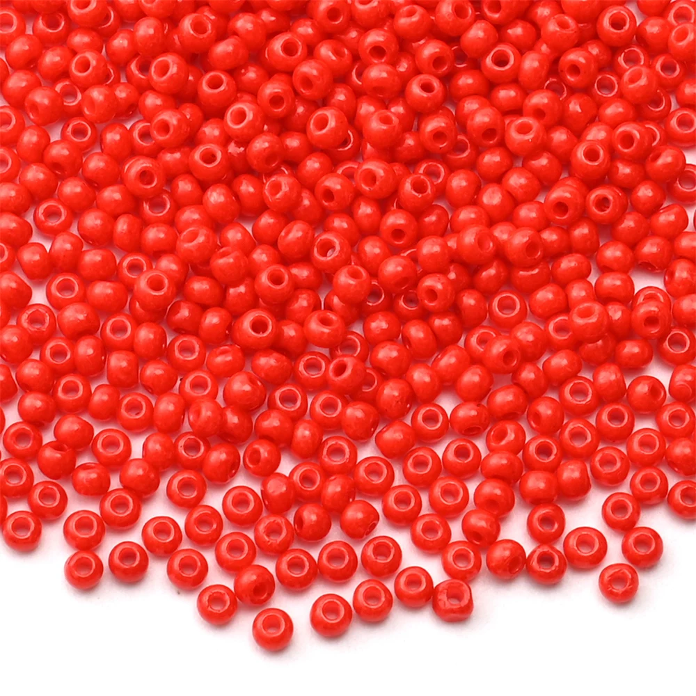 12/0 Uniform 2mm Opaque Glass Seed Beads Bottled Small Pony Beads for Jewelry Making DIY Needlework Bracelet Earring Craft