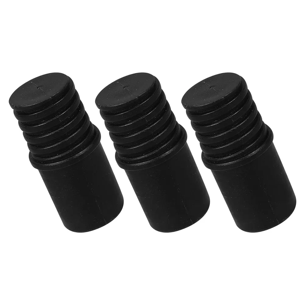 Connecteur fileté, poignée de balai de remplacement, conception sécurisée, embouts d'adaptateur de pôle d'extension réglables, télescopique de 22Mm, 3 pièces