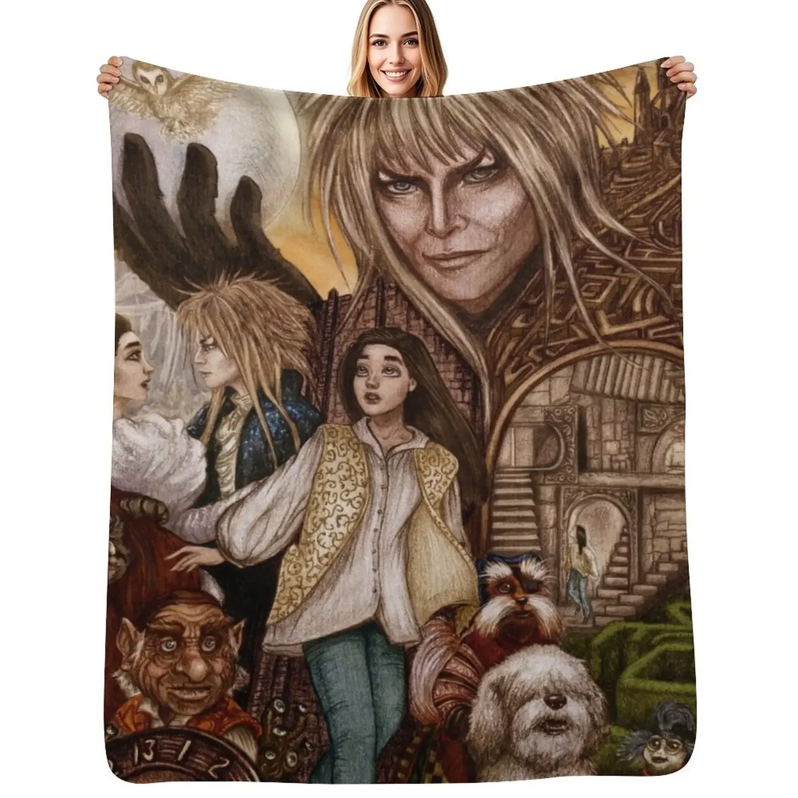 

Labyrinth Throw Blanket Thermal Giant Sofa Sofas Blanket