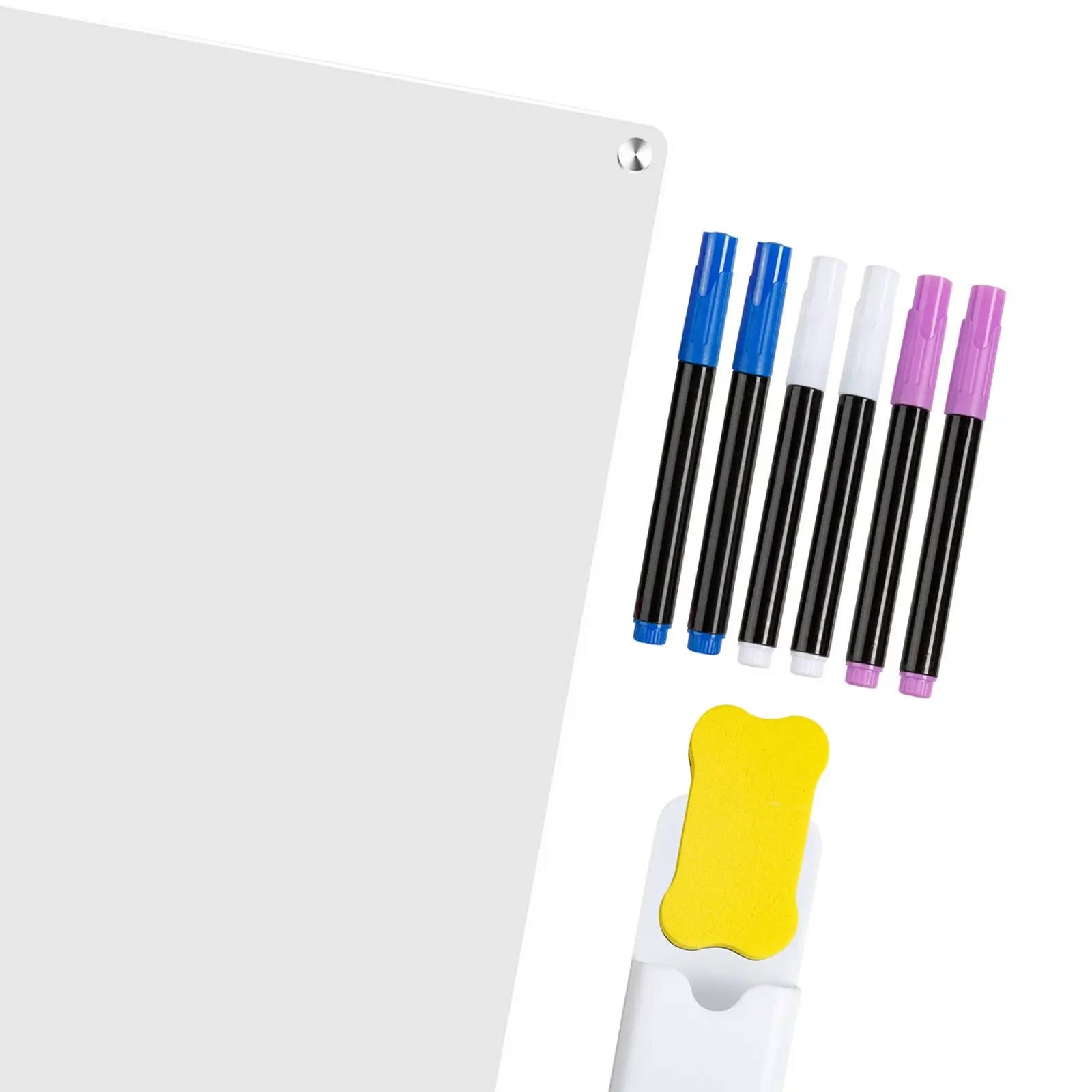 Acryl droog uitwisbaar bord Helder acryl whiteboard voor koelkast Belangrijke data