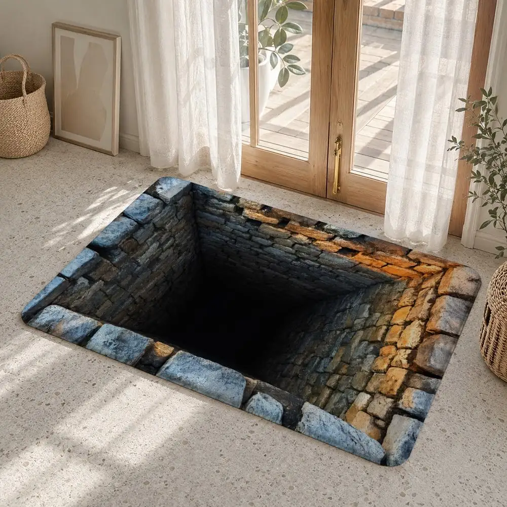 Koi Swimming In Clear Pond Floor Mat Flannel Rug Non Slip Absorbent Soft Washable For Entryway Hallway Bathroom Kitchen Decor