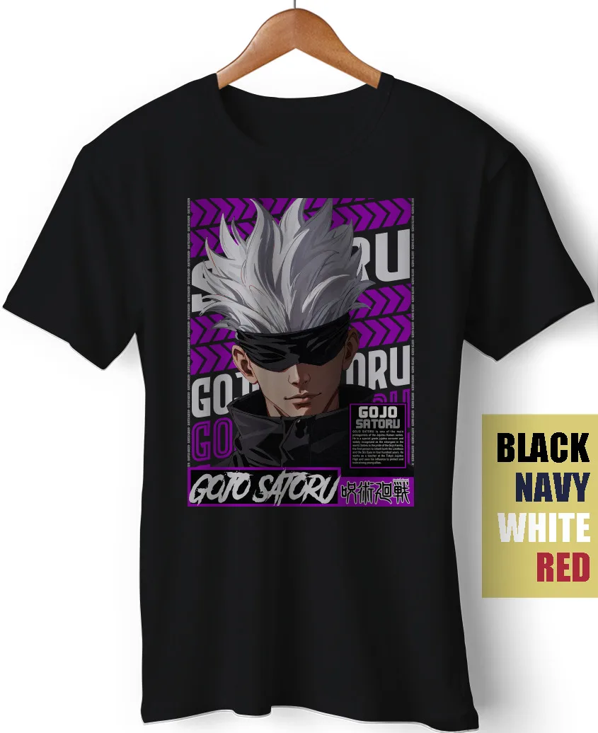 Gojo Satoru Jujutsu Kaisen Sukuna Yuji Megumi Anime Manga Funny Gift T-Shirt