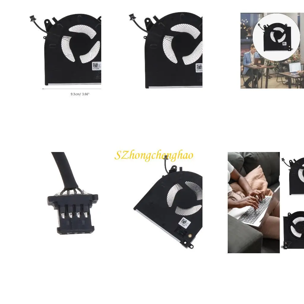 

Cooling Fan Laptop GPU Cooler for Alienware M15 Quiet Radiator Replacement 601D