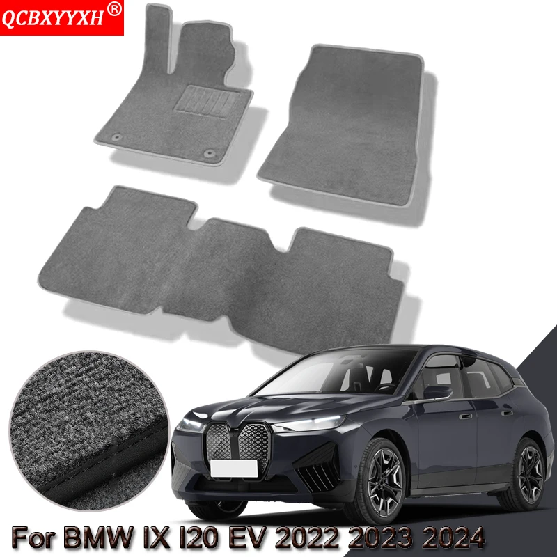 

Custom Car Floor Mats For BMW IX I20 EV 2022 2023 2024 Waterproof Non-Slip Floor Mats Internal Protection Carpets Rugs Accessory