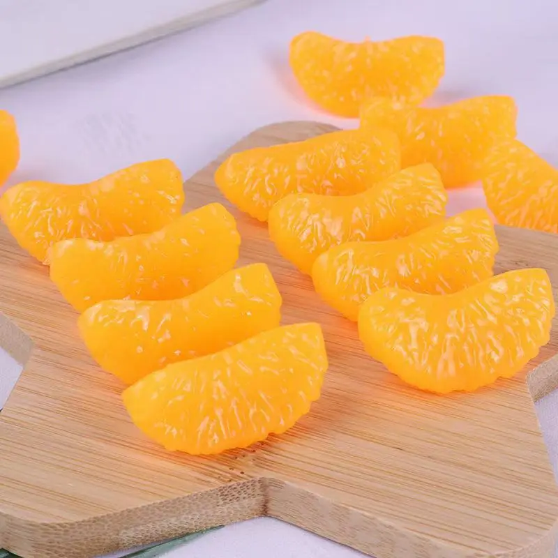 5/10pcs Kawaii Simulation Orange Peel Sticky Squeeze Toys Soft and Realistic Jelly Sparkling Squeeze Toys Adult Gifts
