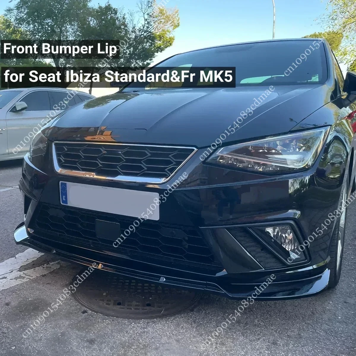 Zderzak przedni Spoiler Splitter Dolny dyfuzor do Seat Ibiza Standard&FR MK5 6F KJ1 TSI TDI MPI TGI 2017-2024 Bodykit Tuning