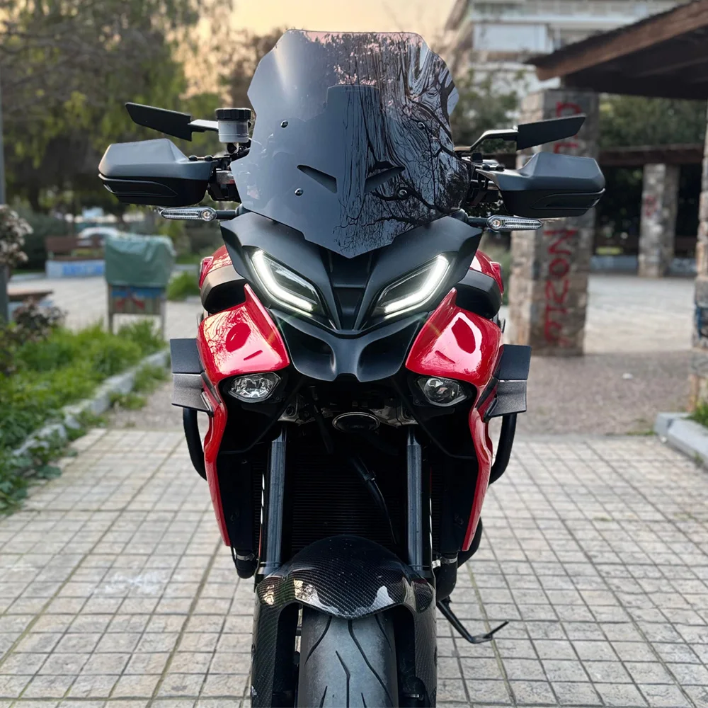 For YAMAHA TRACER 9 / 9GT 2021-2024 Wind Wing Aerodynamics Fairing Winglets TRACER 900 GT Front Spoiler Lower Spoiler Front Lip