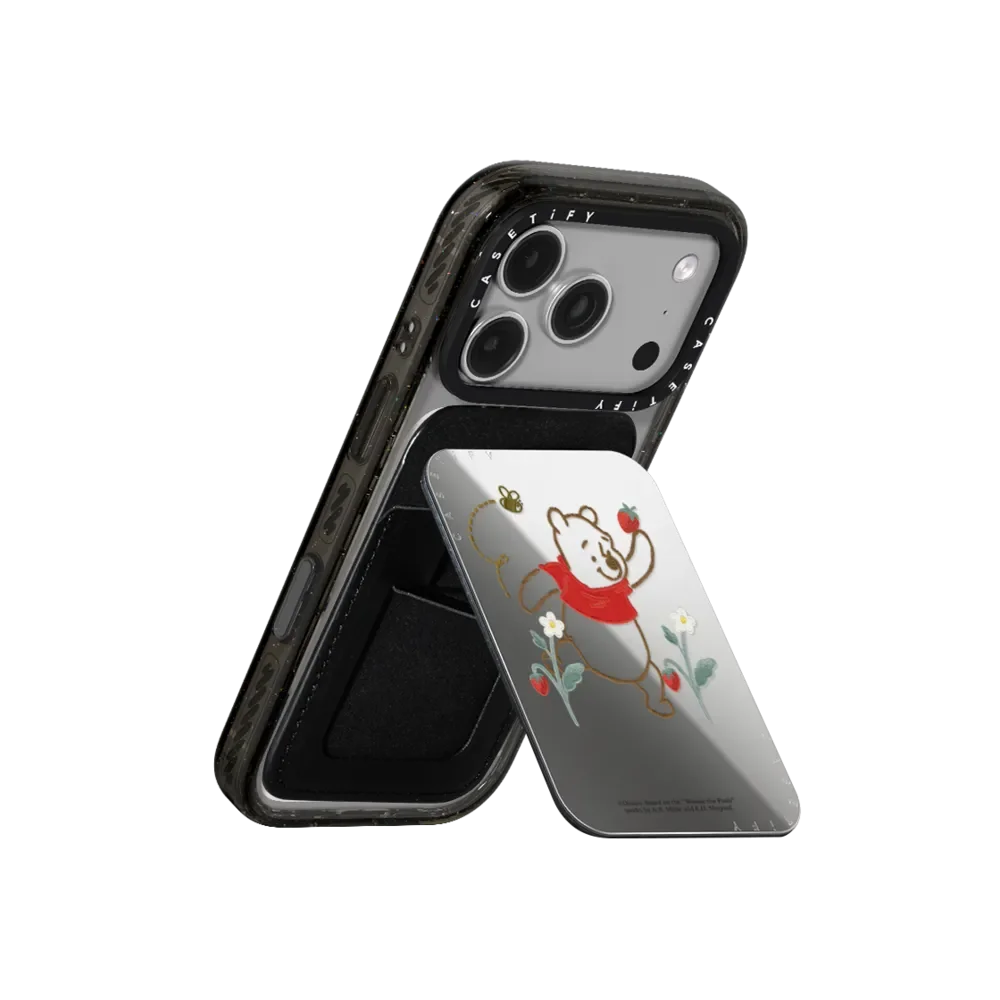 CASETiFY x Disney Winnie the Pooh Cartoon Series Magnetic Phone Holder Card Pack for iPhone17 16 15 14 13for Samsung S25 S26 view 3