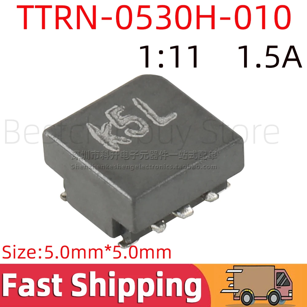 

10pcs TTRN-0530H-010 SMD Transformer For Photo Flash Capacitor Charger 1:11 1.5A Current Flash Light K5L Signal