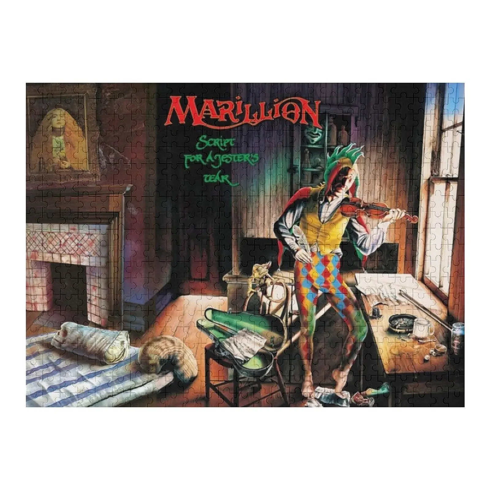 

Marillion: Script For A Jester's Tears Jigsaw Puzzle Wooden Name Custom Personalized With Photo Puzzle