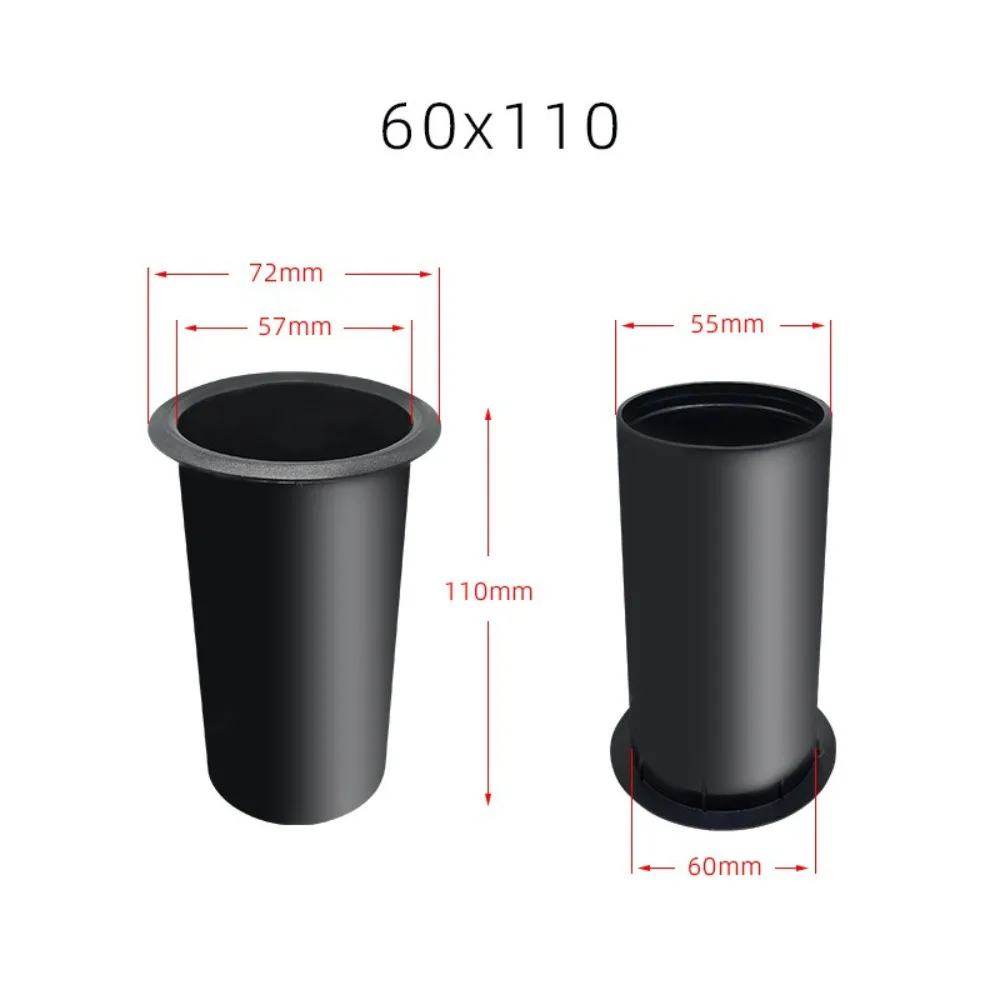 Speaker Vent Accessories Plastic Bass Reflex Tube Black DIY Speaker Port Tube Reflex Tube