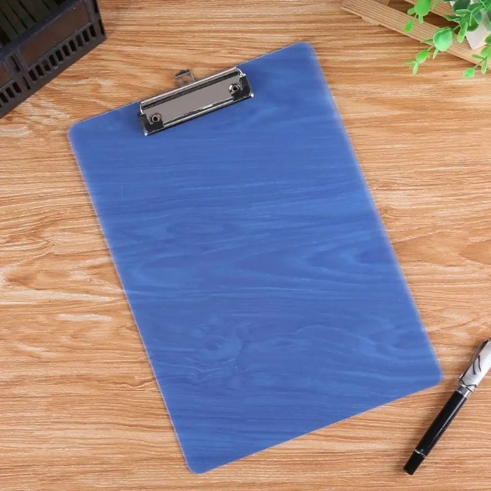 Colorful Clear A4 Clipboard Paper Holder Clip Board Writing Sheet Pad Menu Data File Storage Folder Board Clamp
