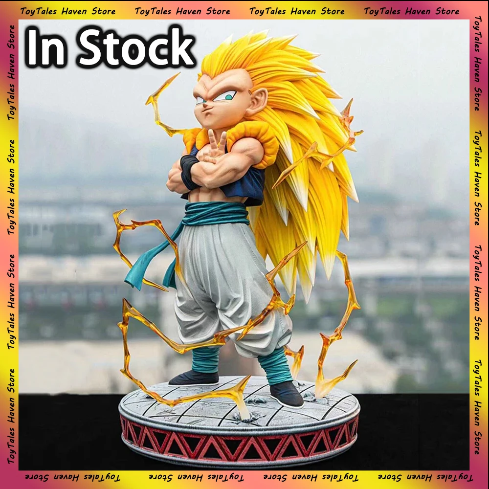 Dragon Ball Anime Figure GK SJJ3 Gotenks Action Figures Super 3 Collezione in PVC Modello Periferia Giocattoli Decorazione del desktop Regali