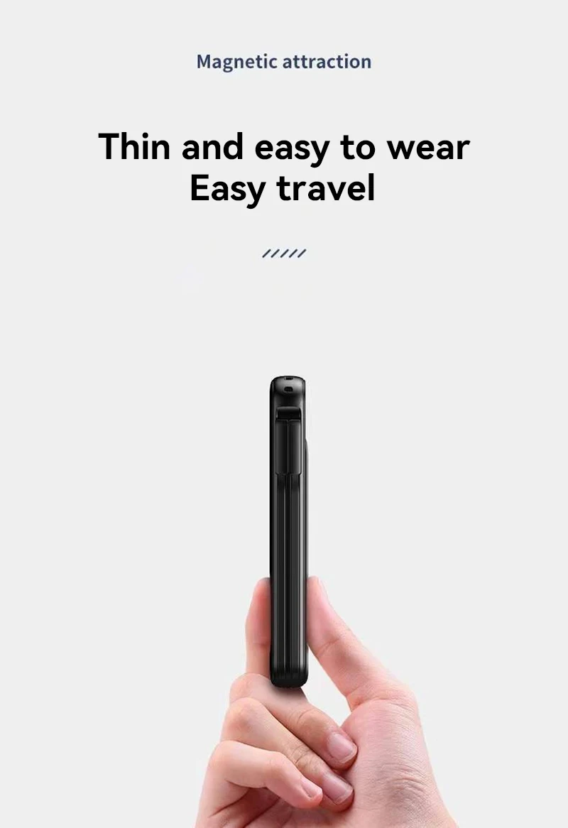 Xiaomi 50000mAh قوة البنك شحن لاسلكي Magsafe قوة البنك المغناطيسي شحن المدمج في كابل آيفون هواوي سامسونج
