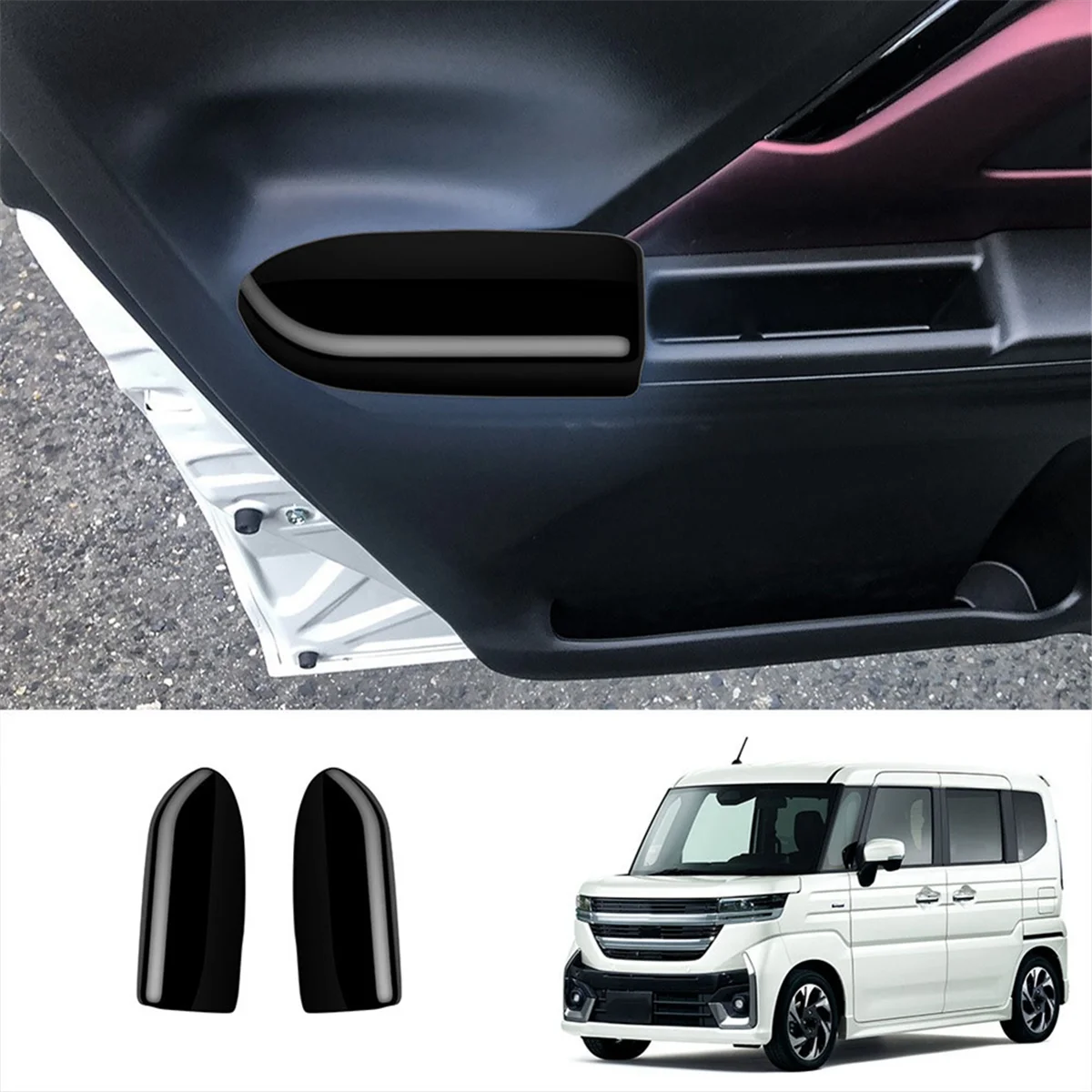 Porta do carro braço capa protetora, Suzuki SPACIA personalizado MK04 série, guarnição A, 2024