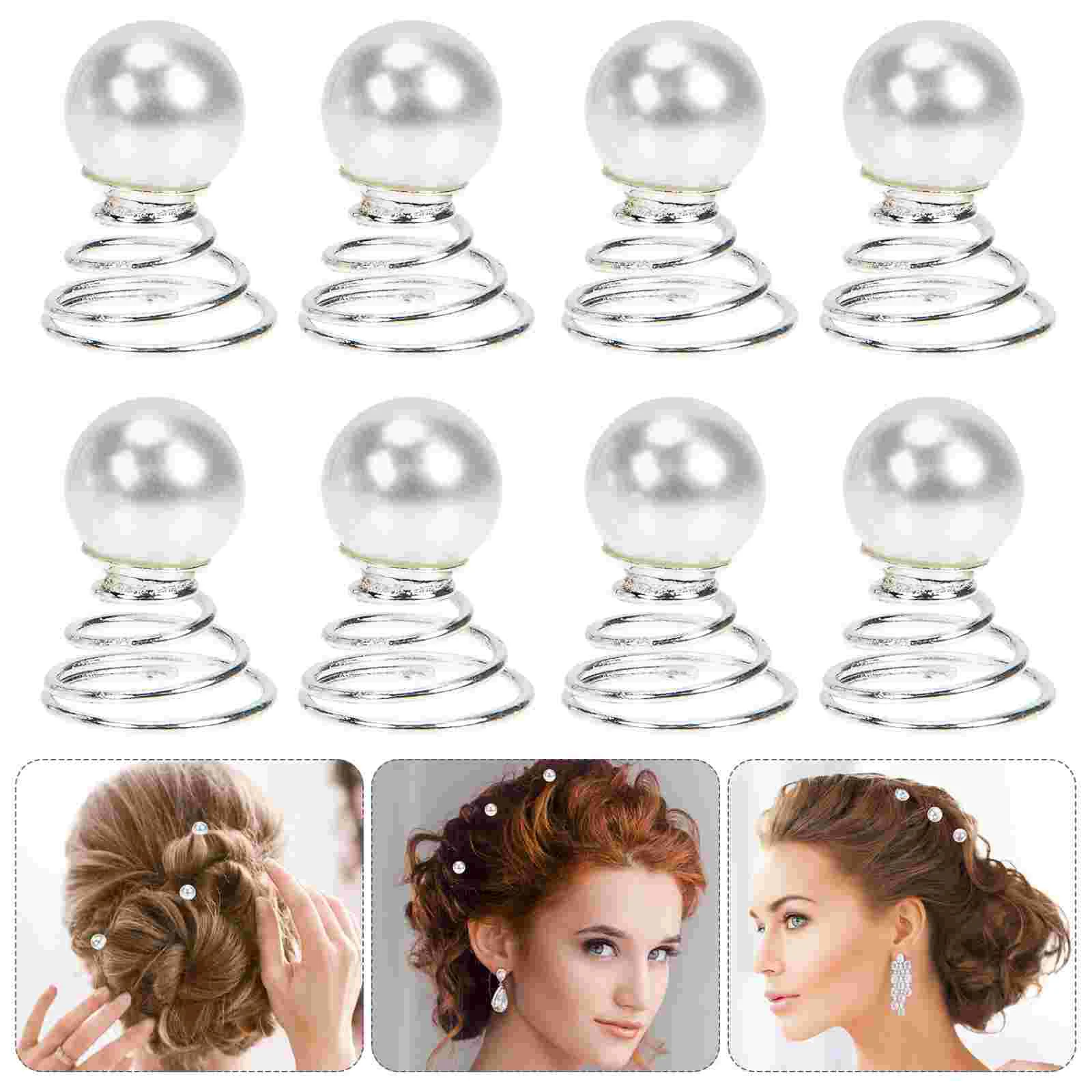 20 Pcs Hair Clips Spiral Screw for Braids Wedding Bridal Accessories Elegant Look Lightweight Sturdy No Snag