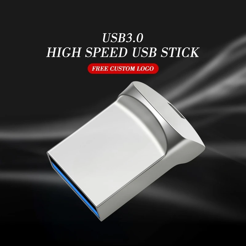 USB3.0 128GB هدية الأعمال الذاكرة عصا 64GB الحرة مفتاح سلسلة USB 3.0 محركات أقراص فلاش 32GB محرك القلم الصغير 16GB المعادن USB الذاكرة 8G 4G