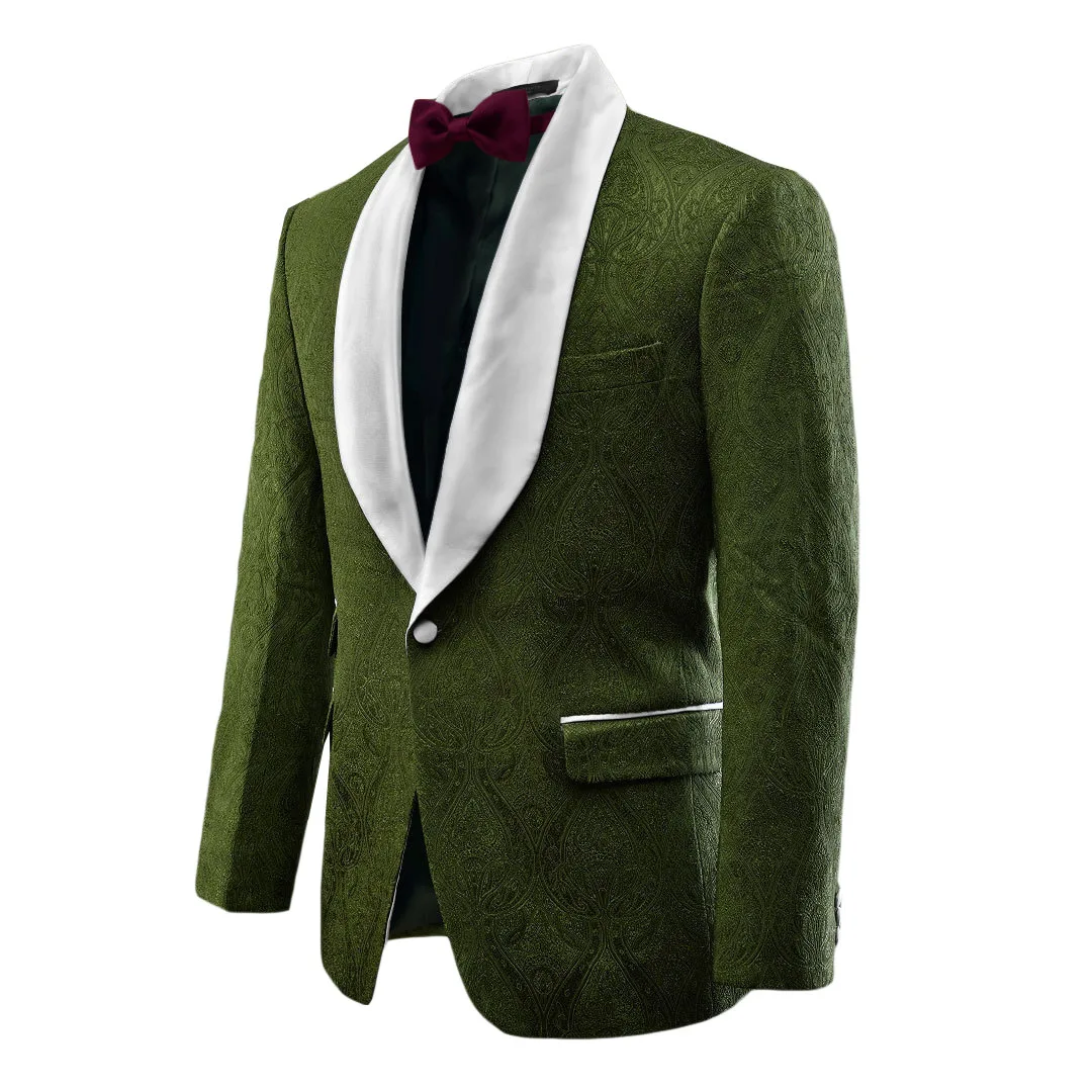 Classic Vintage Green Mens Suits Fashion Suit Jacket Tuxedos Party Suit for Men Jacket High Qualit Formal Occasion Costume Made