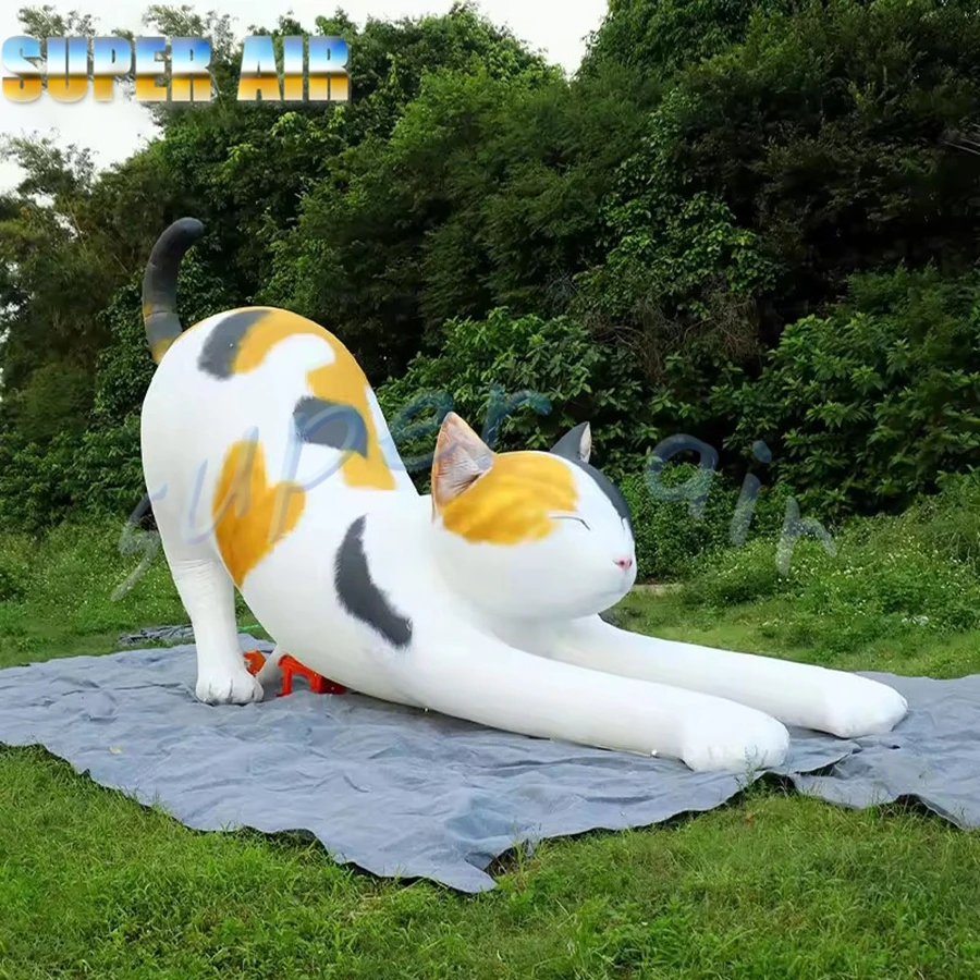 Maneki-neko gonflable de mascotte gonflable de décoration d'entreprise populaire pour la décoration publicitaire