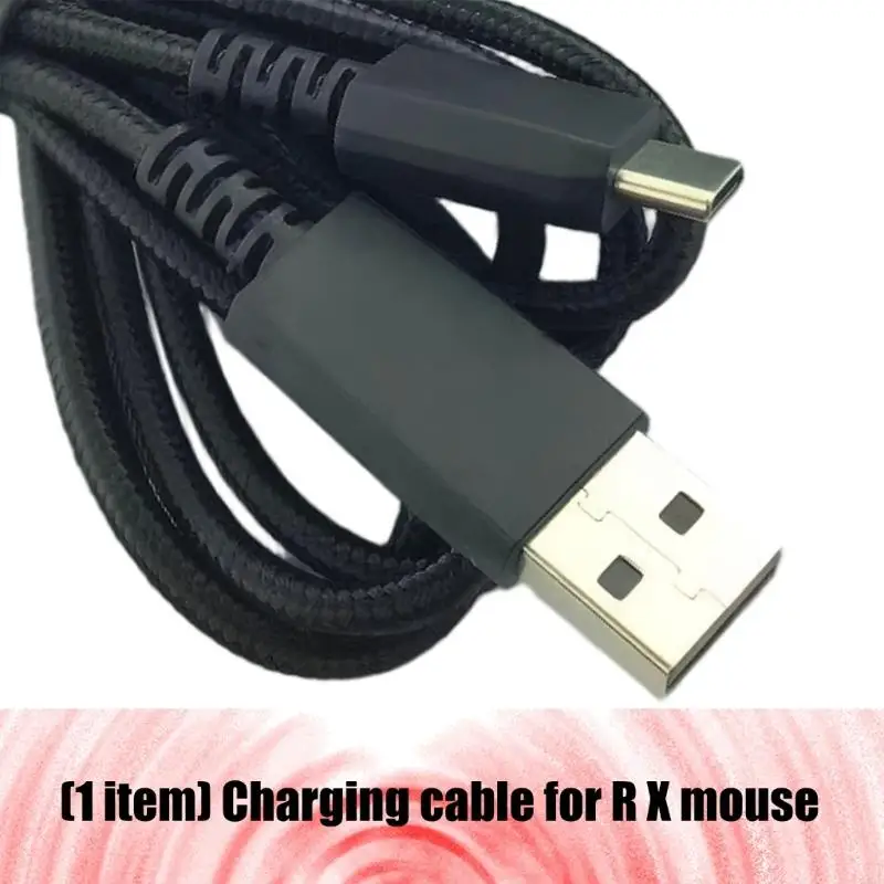 Replacement PVC USB to Type C Mouse Cable Mouse Line for ROG Spatha X Gaming Mouse 83CF