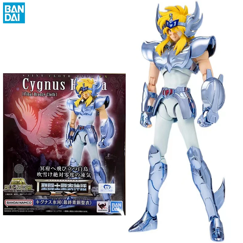 Bandai Saint Cloth Myth Ex Swan Glacier Action Figure, Collectible Model Toy, Em estoque