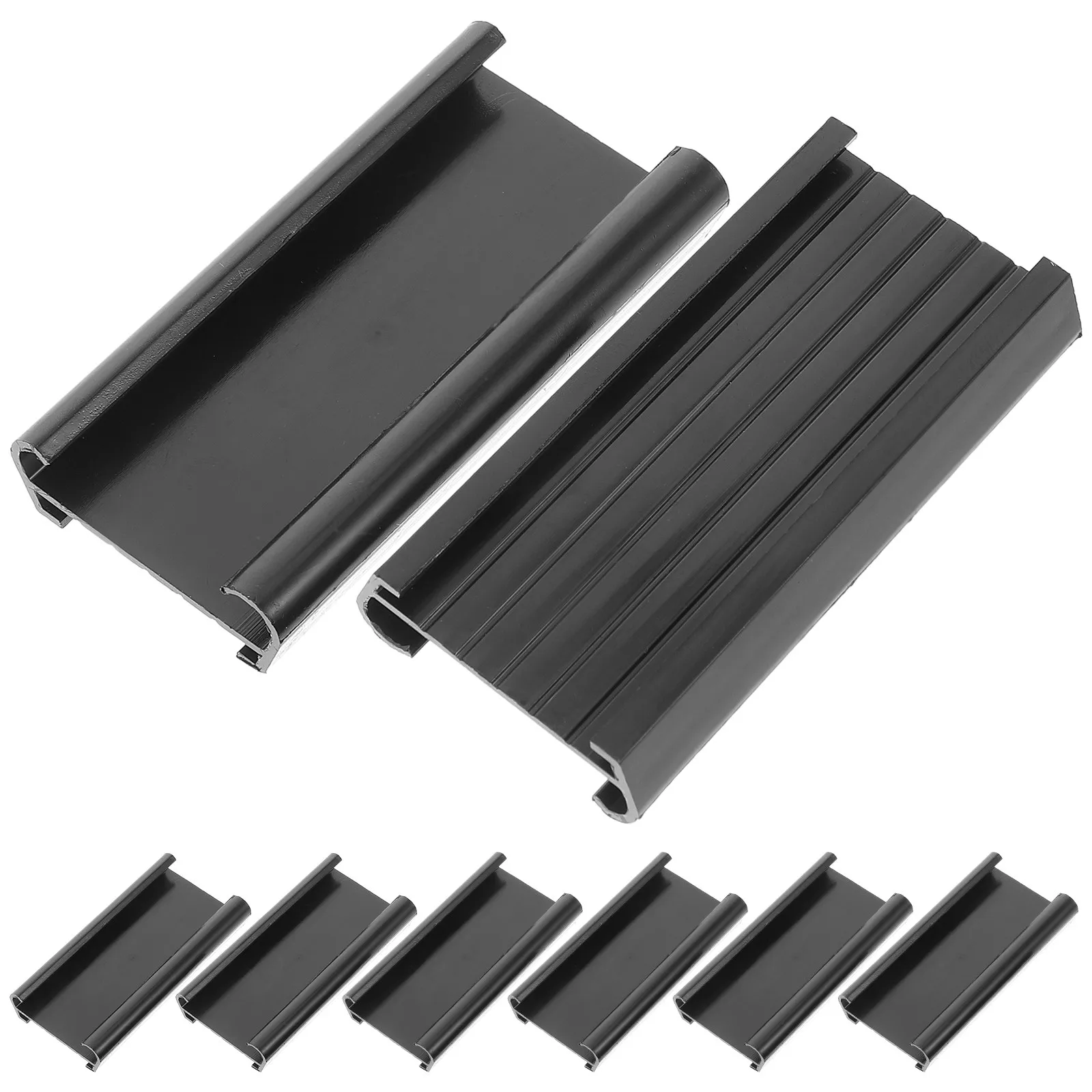 

10Pcs Reusable Plastic Shelf Label Holders Clip-on Price Sign Holder for Supermarket Warehouse Grocery Retail Store Wire Shelves