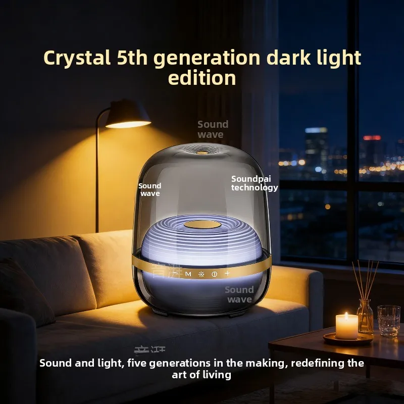 

Умная Bluetooth-колонка Smart M8 Crystal: беспроводной саундбар, высококачественное домашнее аудио